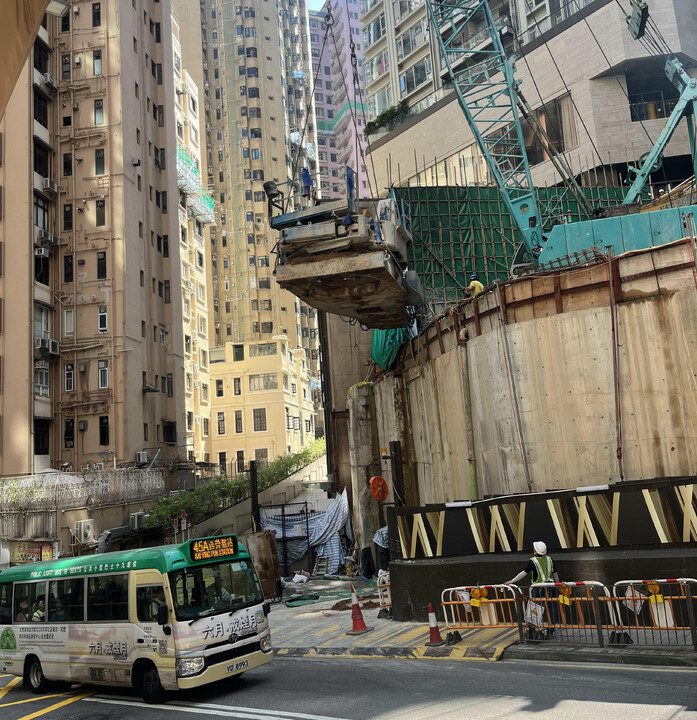 Hong Kong Mid Levels Construction