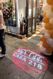 Casa 218 on Gloucester Road had its opening party on Thursday; what a journey it has been to get to this point