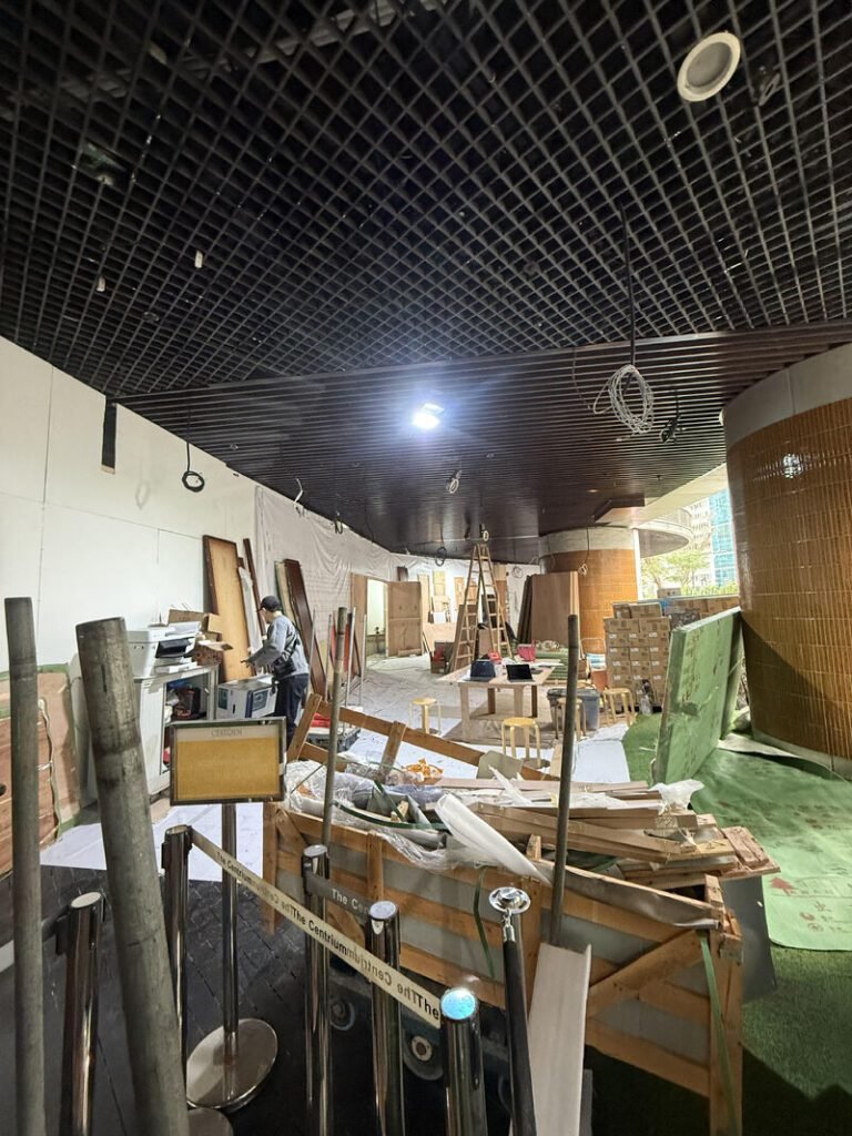 Construction is under way at Dragon i that was part of our lives for years