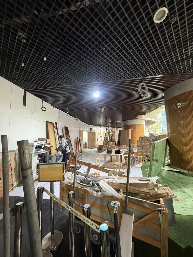 Construction is under way at Dragon i that was part of our lives for years